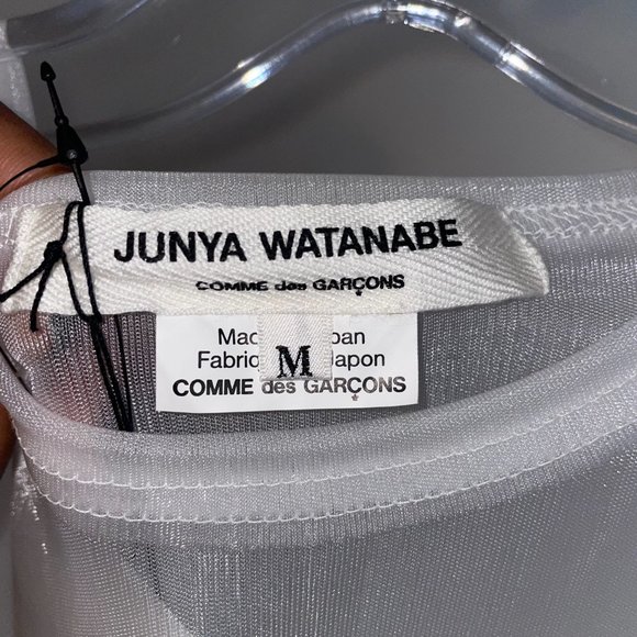JUNYA WATANABE white mesh tee - Picture 3 of 9